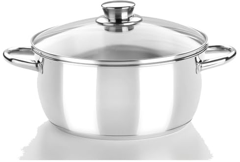 Monix Optima - Cacerola 16 cm con Tapa de Cristal