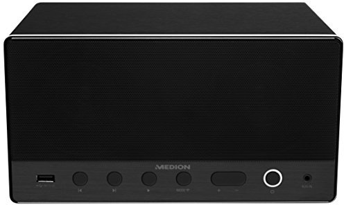 Medion P61071 Multiroom Lautsprecher (WLAN Standard 802,11 a/b/g/n, 2 x 7 und 15 W Subwoofer RMS) schwarz