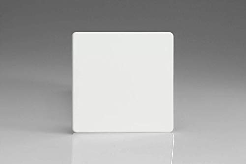 Varilight Single Blank Plate Premium White XDQSBS