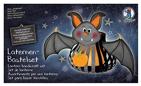 Ursus 18720003 Laternenbastelset Fledermaus