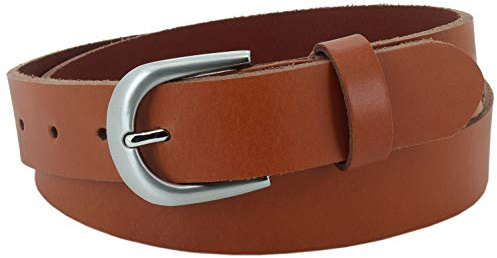 Vascavi ® Ledergürtel aus Rindleder, 3 cm breit und ca. 0,3 cm stark, echt Leder Gürtel, Made in Germany, kürzbar, für Damen und Herren #3-0005fr
