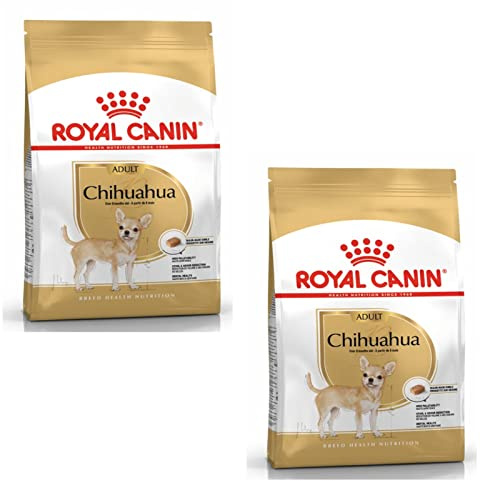 ROYAL CANIN Chihuahua Vuxen | Dubbelpack | 2 x 500 g | Torrfoder för vuxna chihuahuas | För att stödja stolkvalitet och tandhälsa | Hög acceptans