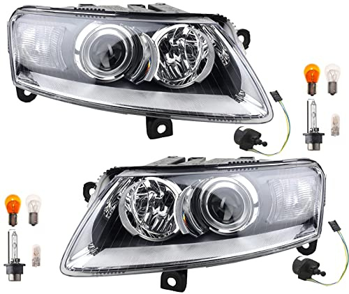 Johns, Scheinwerfer Xenon passend für Audi A6 4F Satz D2S Li. Re 04-08 Leuchtmittel LWR
