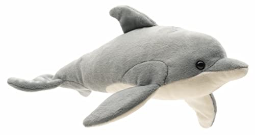 Uni-Toys - Grand Dauphin – 28 cm (Longueur) – Baleine en Peluche, Dauphin, Doudou