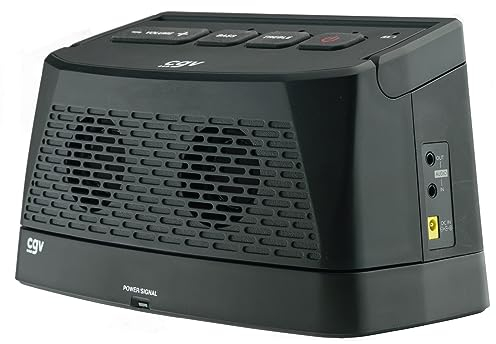 CGV My Speaker TV – kabelloser HiFi-TV-Lautsprecher, tragbar, Sprachverstärkung für Senioren und Hörgeschädigte