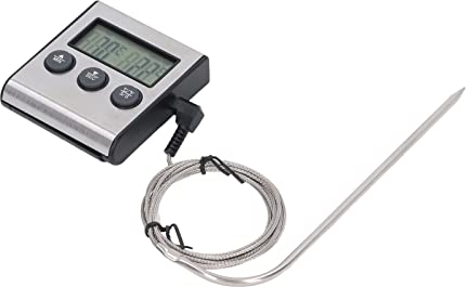Digital Oven Thermometer, Meat Thermometer, Electronic with Probe Digital Oven, for Cooking Kitchen Grilling, with Preset, Infrared Thermometers