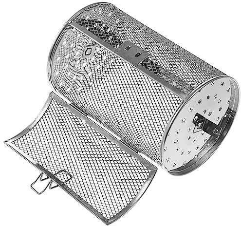 PRETYZOOM Grilling Cage Baking Tube for Oven Air Fryer Rotisserie Kitchen Grill Roaster Accessories for Roasting Rack and Grill Pan Use