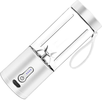 CRBUDY Licuadora pequeña Exprimidor de Frutas USB Exprimidor de Frutas Recargable Licuadora portátil Material ABS Impermeable para Cocina Viajes Gimnasio Exprimidor eléctrico Exprimidores
