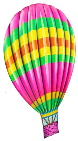 HOMOCONO Metal Hanging Hot Air Balloon Wanddekoration Kunsthandwerk Ornament Für Garten Und Kinderzimmer Buntes Design Für Stilvolle