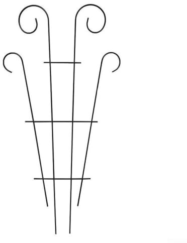 Withtalentto Cadre d'escalade en fer pour plantes grimpantes - Support pour feuilles de fleurs - Treillis de jardin pour parterre surélevé - Accessoires de jardin
