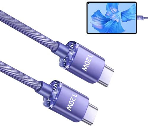 Divisor USB a USB C, cable doble USB C 2 en 1 con cable USB C, cargador USB C, cable de carga rápida, cargador múltiple tipo C para transferencia de datos