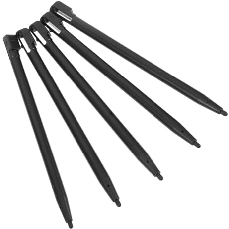 Levemolo 5 Stück-Pack Touchscreen Stifte Präzise Schreiben Robust Spitzen Kompatibel Leicht Tragbar Schwarz Tablets Smartphones