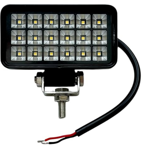 MelTruck 1 luz LED de trabajo con interruptor para tractor excavadora todoterreno