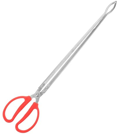 Pinza Prendi Pesci in Acciaio Argento, Pinza da Mare | Granchi e Aragoste, Struttura a Clamp Robusta, Impugnatura Ergonomica, Uso Outdoor e Lago