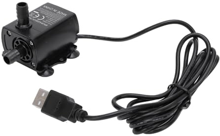 HEEPDD Pompe à Eau Submersible, Pompes à Eau, Pompe de Fontaine d'aquarium avec Indicateurs LED de Réglage du Débit et Fonction de Mémoire, pour Système Hydroponique d'étang de Poissons Submersible,