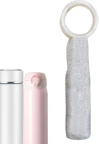 Glittrande strass vinväska – återanvändbar flaskväska, elastisk nätmugghållare, flätad handtag, delikat present | bärbar isolering från