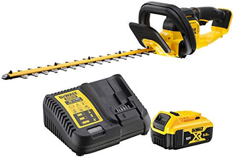 DEWALT DCMHT563P1-QW - Cortasetos XR 18V 55cm 25mm con 1 batería Li-Ion 5,0Ah