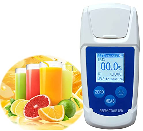 STMKB Brix-Messgerät, Digitaler Süßetester, Bereich 0–55%, Kann Die Zuckerkonzentration In Obst, Getränken Und Gemüse Messen Und Kann Auch Zur Herstellung Von Bier Und Wein Verwendet Werden