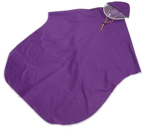 SOIMISS Fahrrad-regenmantel Für Herren Und Damen Mit Kapuze, Winddicht, Aus Oxford Pvc Und Reißfest, Für Elektrofahrräder, Roller Und Rollstühle in Violett Farbe