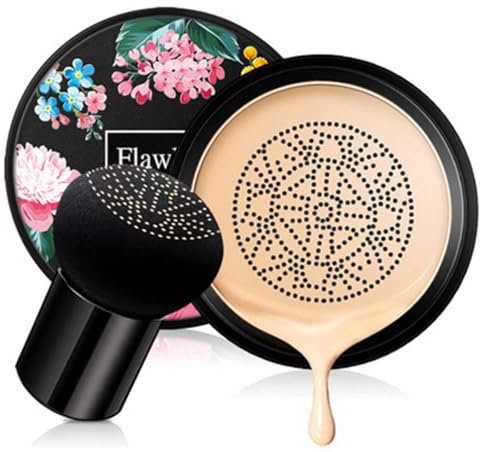Air Cushion CC Cream Moisturizing Concealer Mushroom Head Brush Waterproof Makeup Foundation Moisture BB Cream for Women Girls