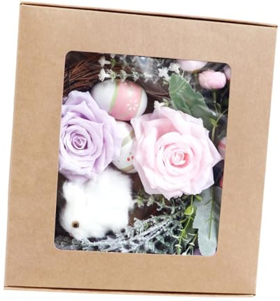 SUIOPPYUW DIY Osterkranz Basteln Einzigartige Dekorationen mit Eierornamenten Osterkranz Bastelset Feiertagsdekoration
