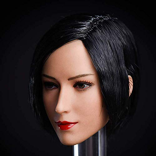 ZSMD 1/6 Kopf Sculpt Sexy Weiblich Kopfmodell mit kurzes Haar für 1/6 Action Figur und Soldat Actionfigur Modell