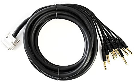 MUSIC STORE Multicore/Studio 8, DB25-Kli, 5m, Analoge Multicore Kabel, Hochwertiges Multicore, Einzeln Gewebeummantelte Aderpaare