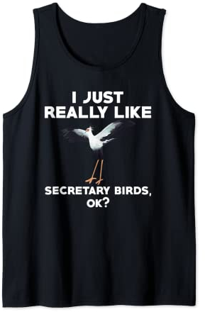 Lustiger Sekretär Vogel Spruch Vogelbeobachtung Vogel Tank Top