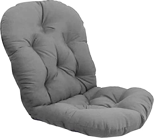 Stuhlkissen, Schaukelstuhl-Kissen-Set mit Bändern, dick, groß, weich, Relax-Stuhlpolster für Büro, Esszimmer, Schreibtisch, Stuhl, Auto, LKW-Sitze, 120 x 60 cm, Stuhlpolster, Sitzpolster, kein Stuhl (