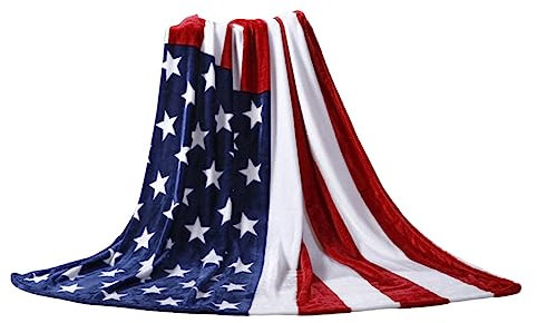 Zerodeko Decken wärmflschen verwarming picnicdecke amerikanische Flagge Dekorationen Comfy Fahnendecke kanadische Flagge USA-Decke Flanellbettwäsche Bettdecke Winter Vereinigtes KÖNIGREICH.