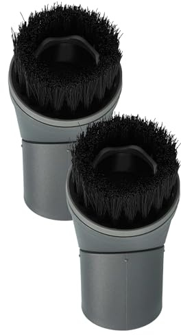 vhbw 2x Saugpinsel Set Ersatz für Miele SSP 10 | SSP10, 7132710 für Staubsauger - Rundbürste