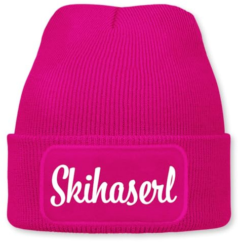 Prozente Momente Skihaserl - Beanie | Strickmütze | Wollmütze | Beanie mit Druck | lustige Sprüche | Apres-Ski | Winter