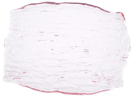 IMIKEYA 1 Pc vassoio di frutta piatto da dessert vassoio per la colazione piatti colorati da tavolo da tè pallet vassoi con motivo crosta per spuntini rosa