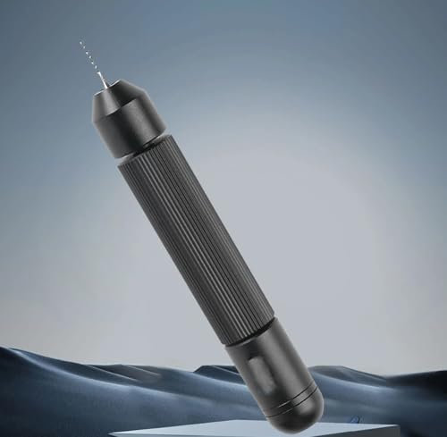 LeTkingok Trapano a Mano Universale, Strumento di Perforazione e Perforazione Modello Da 3,175MM con Punte Da Trapano Da 10 Pezzi Da 0,3-1,2MM Strumenti per Modellismo Fai-Da-Te