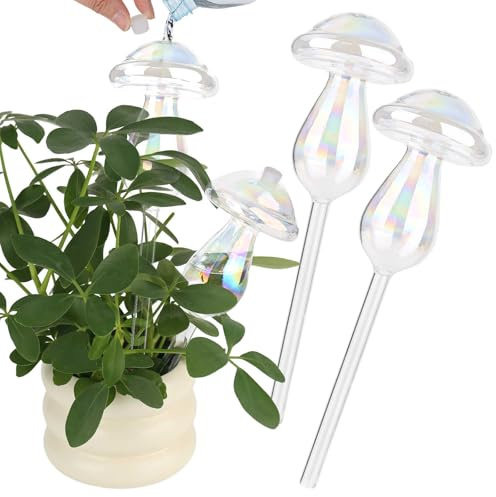bssmmai 4 sfere di irrigazione per funghi, sfere di irrigazione per piante, dispenser di acqua per piante da interno, giardino e balcone