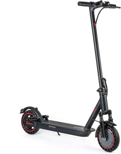 YOBACARID 8,5 Zoll Faltbarer Elektroroller aus Aluminiumlegierung, 20KM/H e Roller, mit App-Funktion, 25-30 km Reichweite Maximale Belastung 120 kg (ABE) grau