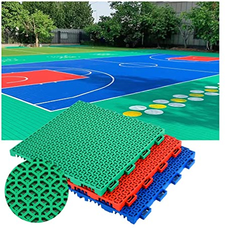 Modulare ineinandergreifende Bodenfliesen, wetterfeste Spielplatz-Kunststoff-Sportmatte, anpassbarer Bodenspleißer für Stadiongebrauch