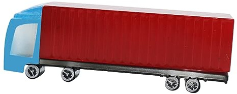 HANABASS Plastic Car Model Container Truck Model Mini Toy Truck for Boys and Girls Construction Vehicles Educational Toy