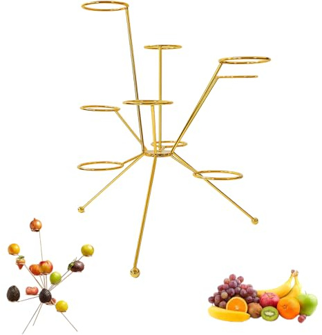 Exploded Fruit Bowl, Exploding Fruit Bowl Stand, Fireworks On the Dinner Table, Stainless Steel Aesthetic 360° Display Rack, Creative Centerpiece For Home Kitchen Counter & Dining Table Decor (1pcs)