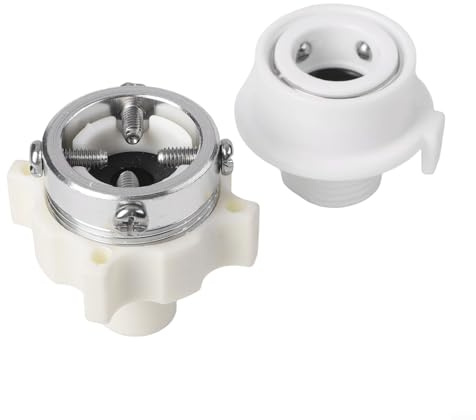2 x Quick Connect Zulaufschlauch-Adapter für Waschmaschinen, gebaut mit hervorragendem Auslaufschutz