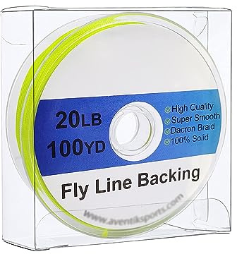Nylonschnur 100YD/91M Dacron geflochtene Angelschnur Fliegenfischen Backing Line for Forellenangeln 20LB/30LB Geflochtene Schnur