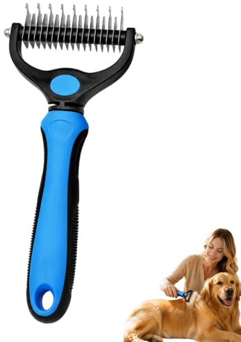 Cotabacuco Cepillo para gatos y perros de subpelo, doble cara, cómodo