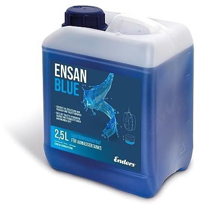 Enders® Sanitärflüssigkeit ENSAN BLUE (für den Abwassertank), 2,5l, verhindert unangenehme Gerüche, für die Campingtoilette, für das mobile WC, für ca. 250l Abwasser, #5017