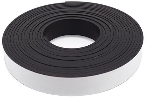 Flexible Magnetic Tape - 1/16 Thick x 1/2 Wide x 10 feet (1 roll)
