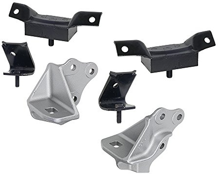 Auto Krafters Compatible/Replacement For Engine-Frame Motor Mount Kit 260 289 1963-65 Falcon, Comet, Mustang Left Right Intermediate (EBC3DZ-6030KT)