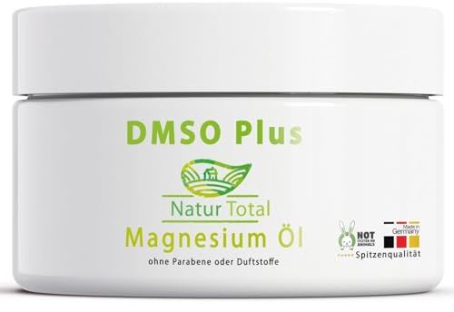 Natur Total DMSO Creme Plus Wichtig: extra stark mit Magnesiumöl 150 ml - in Apotheker Basiscreme