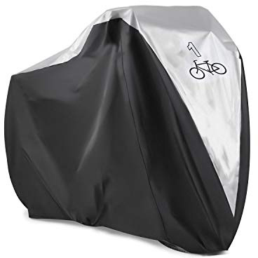 KOKOMALL Bike Cover for 1 Bike Waterproof Outdoor Indoor Bicycle Covers for Outside Storage Dustproof UV Protection