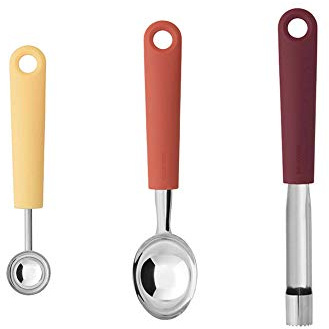 Brabantia Melon Baller + Apple Corer + Ice Cream Scoop