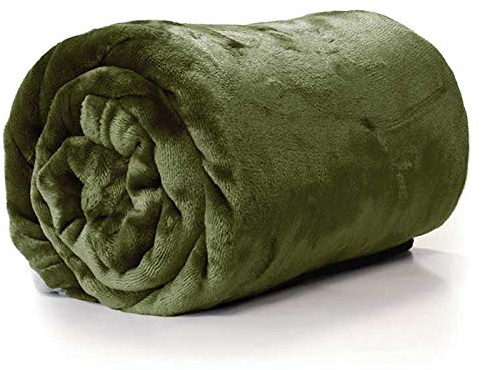 Lemetex Kuscheldecke, Wohndecke ENZO 130x180cm Avocado grün