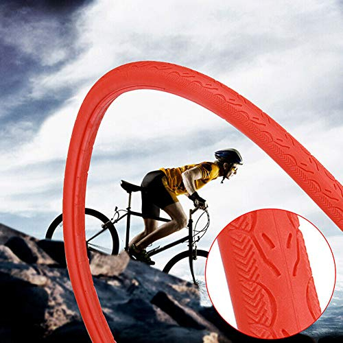 DEBBD 700 x 23c Fahrrad Vollgummireifen Rennrad Reifen Mode Fahrrad Radfahren Tubless Riding Solid Reifen für Rennrad Fixed Gear